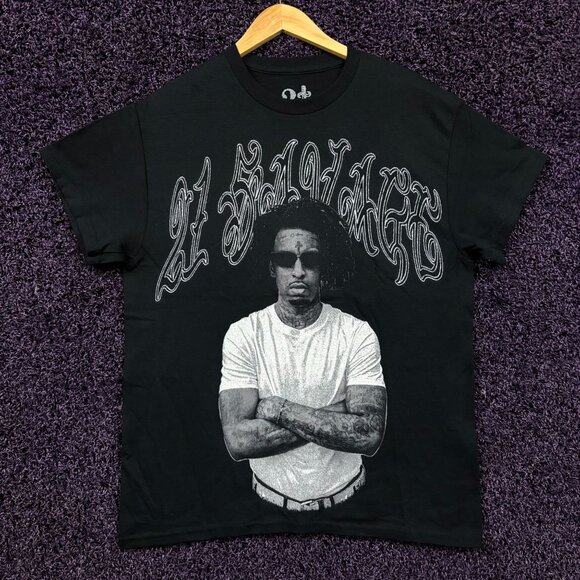 21 Savage The American Dream European Tour Hip Hop T-shirt L - Picture 1 of 4
